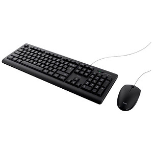 Image Trust TKM-250 Tastatur-Maus-Set kabelgebunden schwarz
