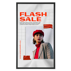 Image update displays Klapprahmen HardLine Fenster schwarz 45,5 x 62,9 cm