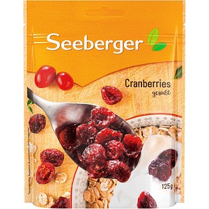 Image SEEBERGER Cranberries Trockenfrüchte 125,0 g