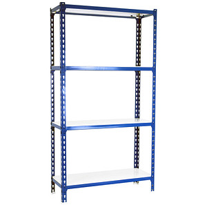 Image Simonrack Schwerlastregal SIMONCLICK MEGAPLUS 4 8425437076732 blau, weiß 120,0 x 40,0 x 150,0 cm