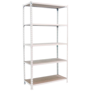 Image Simonrack Schwerlastregal MADERCLICK MEGAPLUS 5 8425437077531 weiß 120,0 x 40,0 x 200,0 cm