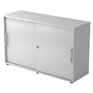Image HAMMERBACHER Schiebetürenschrank lichtgrau 1 Fachboden 120,0 x 40,0 x 74,8 cm