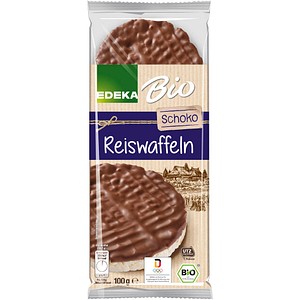 Image Edeka Bio Schoko Bio-Reiswaffeln 100,0 g