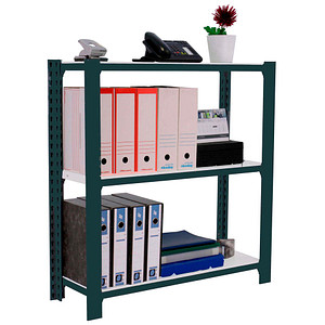 Image Simonrack Schwerlastregal OFFICCLICK 3 8425437103353 anthrazit, weiß 90,0 x 30,0 x 100,0 cm