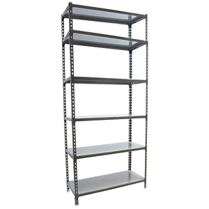 Image Simonrack Schwerlastregal SIMONCLICK SUPERPLUS 6 8425437098413 anthrazit, silber 110,0 x 40,0 x 250,0 cm