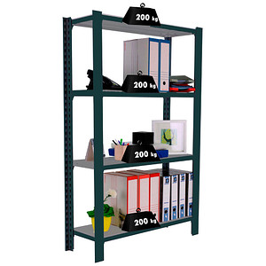 Image Simonrack Schwerlastregal OFFICCLICK 4 8425437103421 anthrazit 90,0 x 30,0 x 150,0 cm