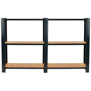 Image Simonrack Schwerlastregal OFFICLICK 3 8425437127663 anthrazit, braun 160,0 x 30,0 x 100,0 cm
