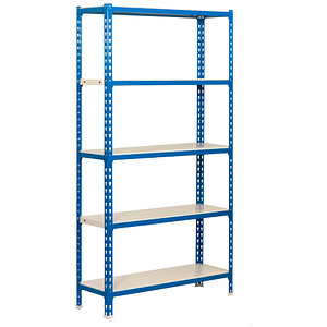Image Simonrack Schwerlastregal SIMONCLICK 5 8435104907290 blau, weiß 90,0 x 30,0 x 180,0 cm