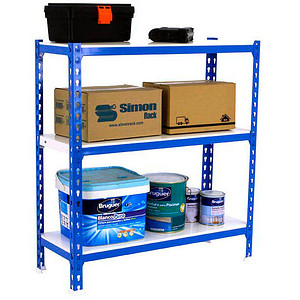 Image Simonrack Schwerlastregal SIMONCLICK 3 8435104910627 blau, weiß 90,0 x 30,0 x 90,0 cm