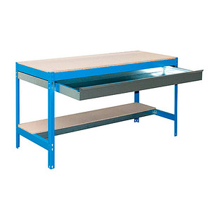 Image Simonrack Werkbank SIMONWORK blau 1 Schublade 151,0 x 76,0 x 84,2 cm