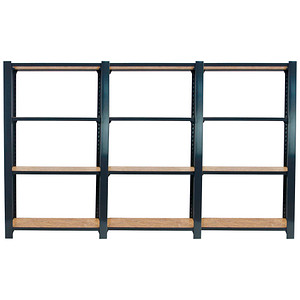 Image Simonrack Schwerlastregal OFFICLICK 4 8425437127793 anthrazit, braun 240,0 x 30,0 x 150,0 cm