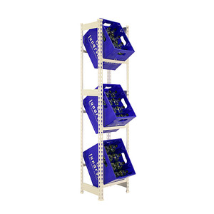 Image Simonrack Getränkekistenregal SIMONBOTTLE 3 8435104962541 weiß 40,0 x 30,0 x 180,0 cm