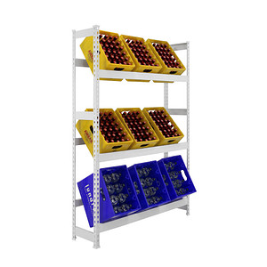 Image Simonrack Getränkekistenregal SIMONBOTTLE 3 8435104962565 weiß 100,0 x 30,0 x 180,0 cm