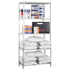 Image Simonrack Schwerlastregal MADERCLICK SUPERPLUS 5 8435104974704 silber, braun 110,0 x 50,0 x 200,0 cm