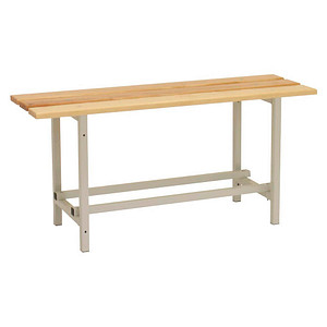 Image Simonrack Garderobenbank mit Schuhrost SIMONLOCKER 8435104936436 braun, grau Metall 100,0 cm