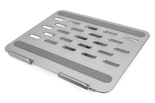Image DIGITUS Notebook-Ständer, mit USB-C Docking Station, silber
