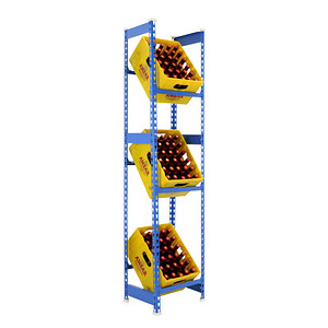 Image Simonrack Getränkekistenregal SIMONBOTTLE 3 8435104962442 blau 40,0 x 30,0 x 180,0 cm