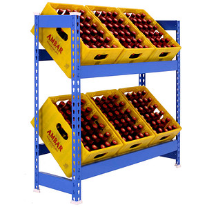 Image Simonrack Getränkekistenregal SIMONBOTTLE 2 8435104962411 blau 100,0 x 30,0 x 100,0 cm