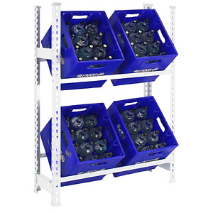 Image Simonrack Getränkekistenregal SIMONBOTTLE 2 8435104962503 weiß 80,0 x 30,0 x 100,0 cm