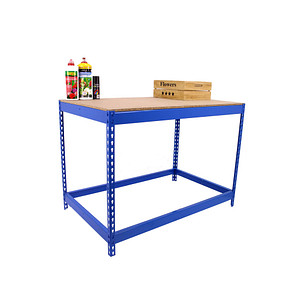 Image Simonrack Werkbank SIMONWORK BASIC 1 blau 210,0 x 60,0 x 90,0 cm