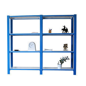 Image Simonrack Schwerlastregal OFFICCLICK 4 8435104998427 blau, weiß 180,0 x 30,0 x 150,0 cm