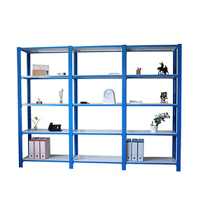 Image Simonrack Schwerlastregal OFFICCLICK 5 8435104998571 blau, weiß 270,0 x 30,0 x 210,0 cm