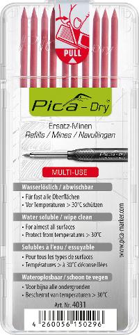 Image PICA-MARKER DRY Minen-Set rot