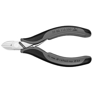 Image KNIPEX ESD 77 02 115 mit kleiner Facette Seitenschneider