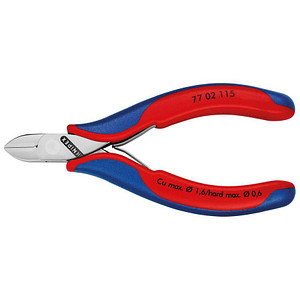 Image KNIPEX 77 02 115 kleine Facette Elektronik-Seitenschneider