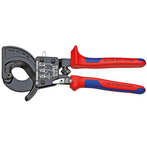 Image KNIPEX Kabelschere 95 31 250 4003773043935 schwarz lackiert 25,0 cm