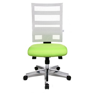 Image Topstar Bürostuhl X-Pander, 9590T353 grün, weiß, alu Stoff