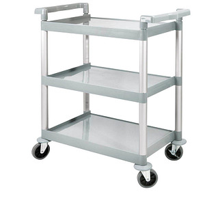 Image HENDI Servierwagen silber 80,0 x 41,0 x 95,0 cm