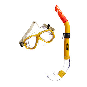 Image BEST®SPORTING Taucherbrille ANACONDA Jugend gelb