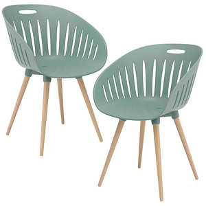 Image 2 Topstar Schalenstühle T2023 FZ20EIO-2 olive Kunststoff