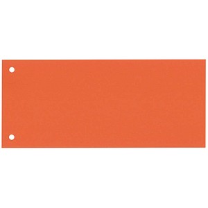 Image LEITZ Bene Trennstreifen 201950OR Karton orange 100 Stück/Pack. (201950 or)