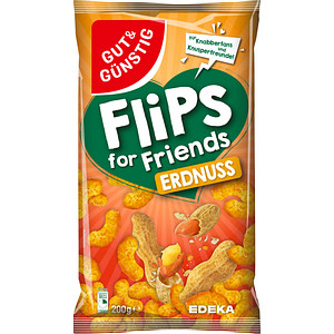 Image GUT&GÜNSTIG Erdnussflips Chips 200,0 g