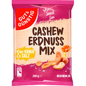 Image GUT&GÜNSTIG Cashew-Erdnuss-Mix Nüsse 200,0 g
