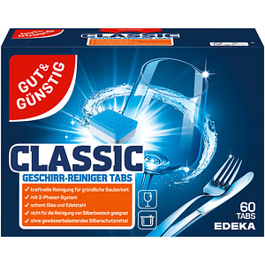 Image GUT&GÜNSTIG CLASSIC Spülmaschinentabs 60 St.