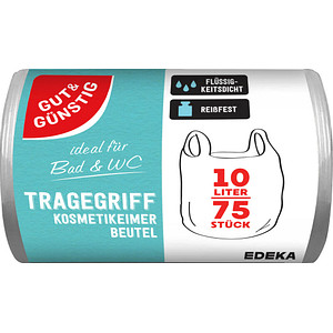 Image GUT&GÜNSTIG Kosmetikbeutel 10,0 l transparent, 75 St.