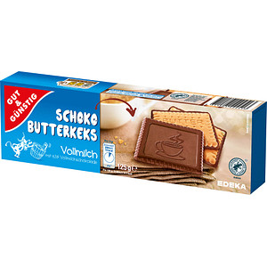 Image GUT&GÜNSTIG Schoko-Butterkeks Vollmilch Kekse 125,0 g