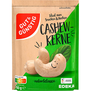 Image GUT&GÜNSTIG naturbelassen Kerne 200,0 g