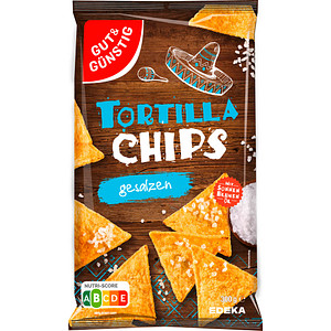 Image GUT&GÜNSTIG Tortilla gesalzen Chips 300,0 g