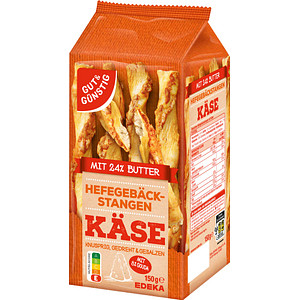 Image GUT&GÜNSTIG Gebäckstangen Käse Gebäck 150,0 g
