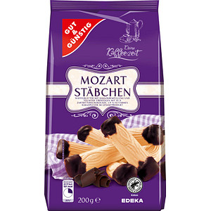 Image GUT&GÜNSTIG Mozartstäbchen Waffeln 200,0 g