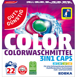 Image GUT&GÜNSTIG COLOR Waschmittel 22 Pads