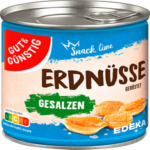Image GUT&GÜNSTIG geröstet & gesalzen Erdnüsse 200,0 g