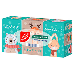 Image GUT&GÜNSTIG Kosmetiktücherbox, 100 Tücher