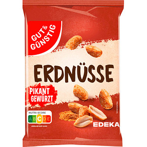 Image GUT&GÜNSTIG pikant gewürzt Erdnüsse 150,0 g
