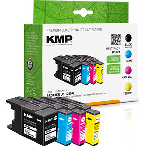 Image KMP Tinte Kombi-Pack ersetzt Brother LC-1280, LC1280XLVALBPDR, LC-1280XL Kompat