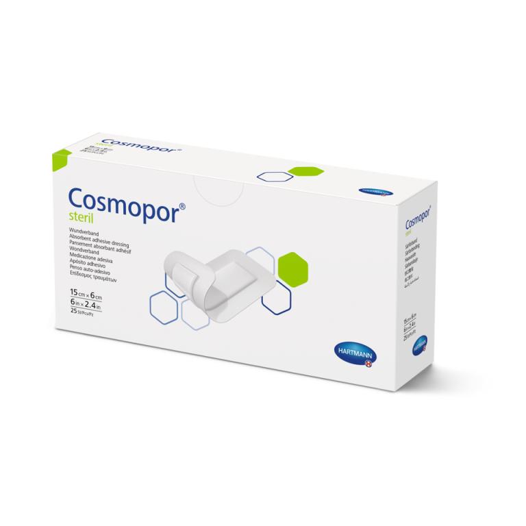 Image Cosmopor® Steril 15 x 6 cm | 25 Stück/Pack Wundverband mit dem Micro-Netz gegen Verkleben
